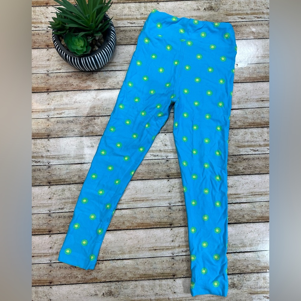 Light Blue and Yellow Fireflies Kids Leggings (S/M LuLaRoe LLR 2-8)
Polkadot
